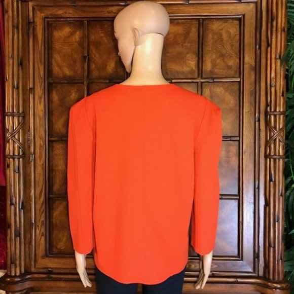 Ann Taylor Center Seam Couture Puff Sleeve Top - Picture 2 of 13